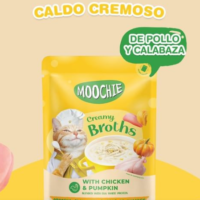 Caldo cremoso pollo, calabaza y leche de coco 40 gr.